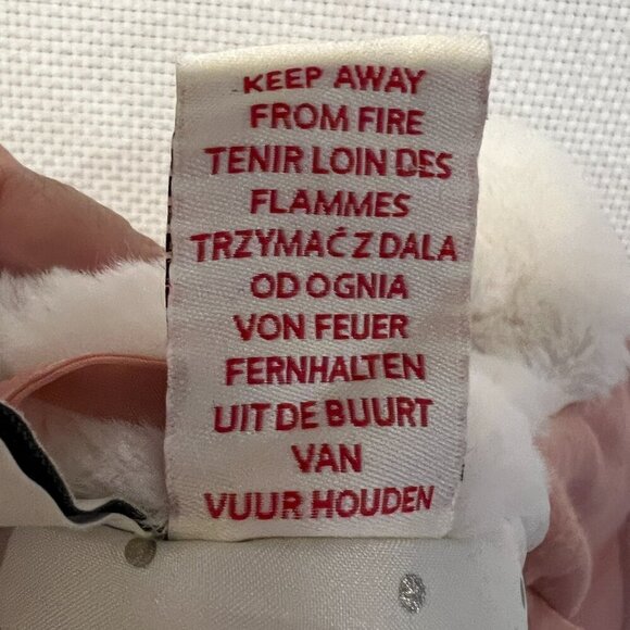 JOie Girls Size 2T Faux-Fur-Trimmed Blush Pink Button lined Jacket Coat - Picture 12 of 12